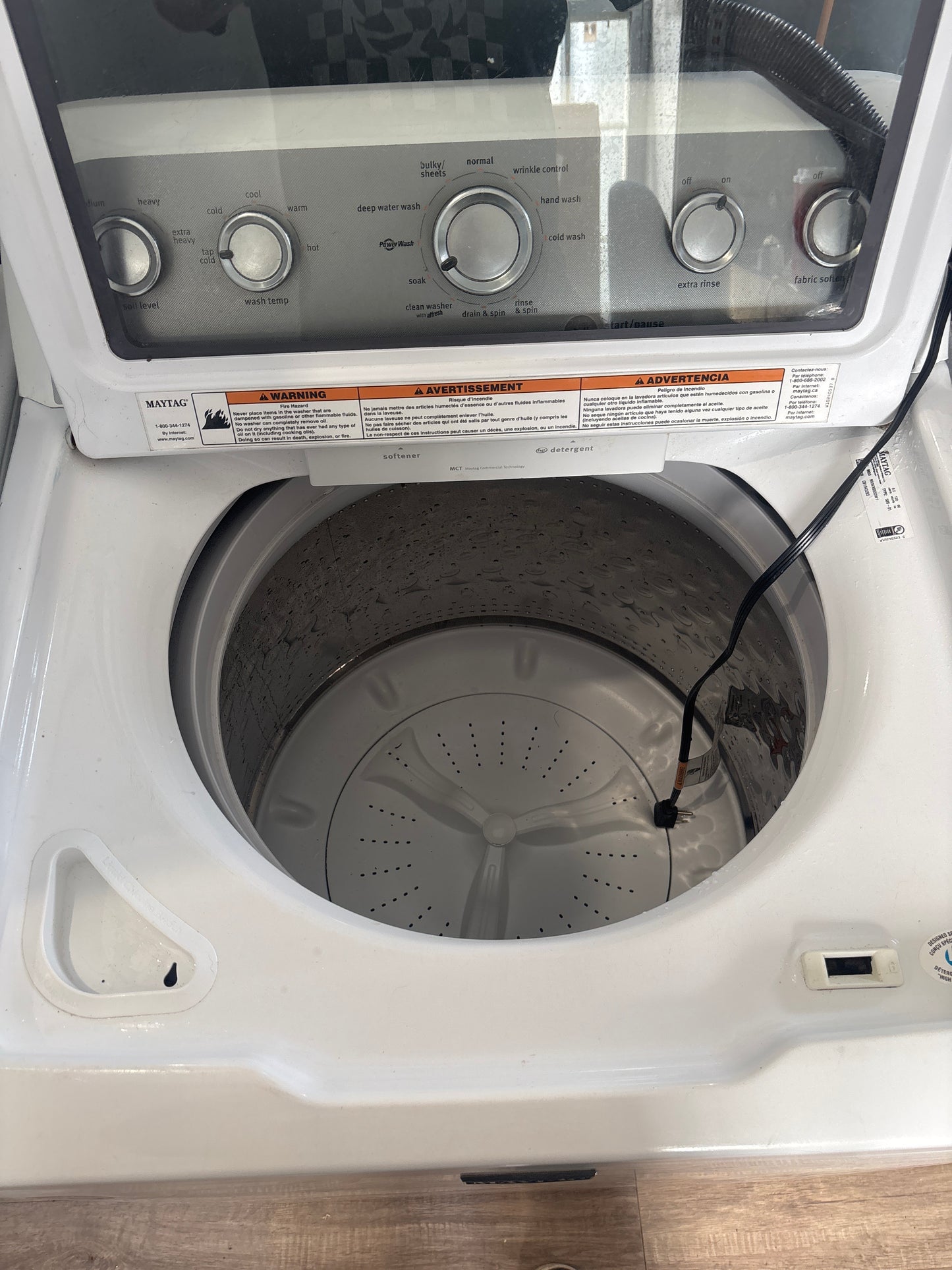 Maytag Bravos TopLoad Washer MVWX655DW